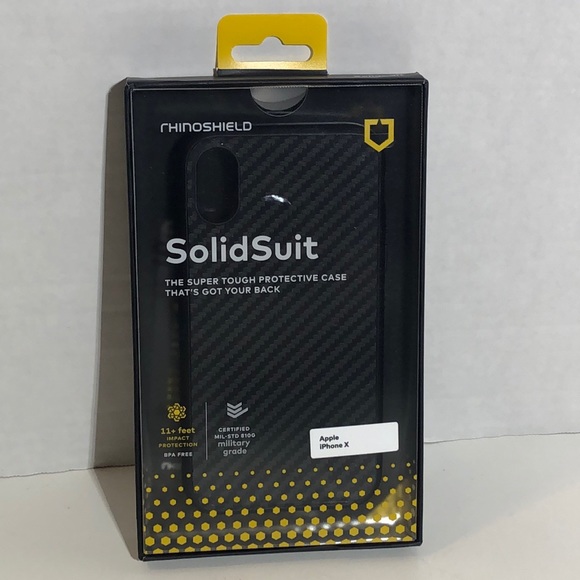 Rhinoshield Black iPhone X Case & Screen Protector - Picture 2 of 5